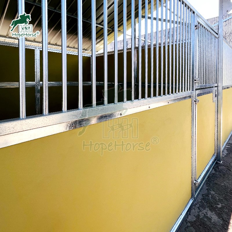 Other Animal Husbandry Equipment Eco-Friendly Horse Stall Steel Equine Building Steel Hot DIP Horse Stable