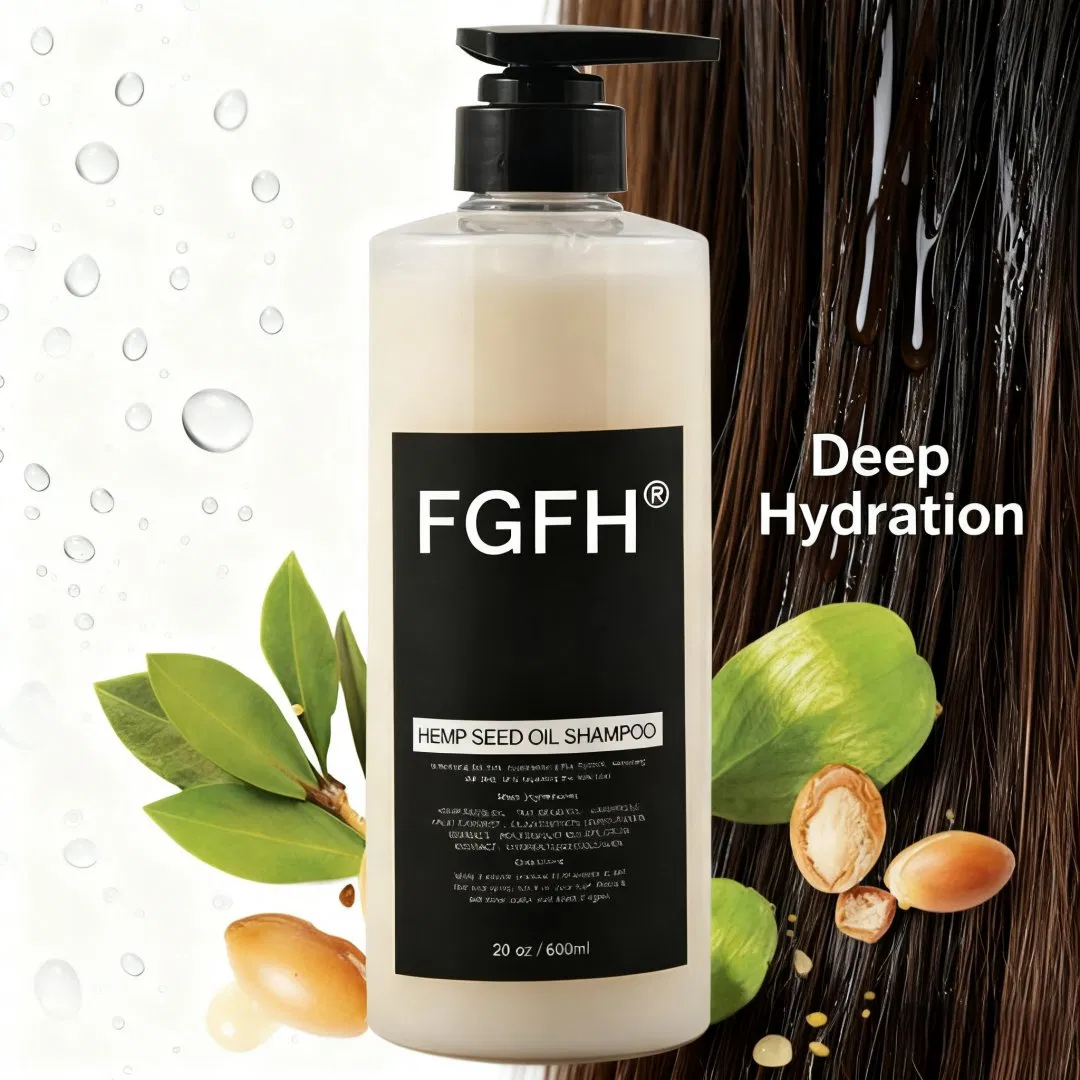Private Label Hemp Seed Oil Deep Nourish Hair Shampoo