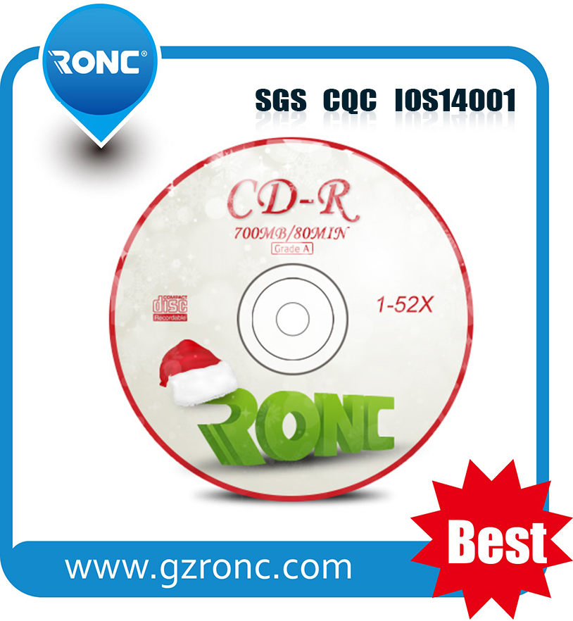 Чистые CD-R диски 700MB, 52x, в торт-боксе