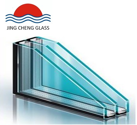 Insulating Glass Low E Glass Curtain Wall for Commercial Building