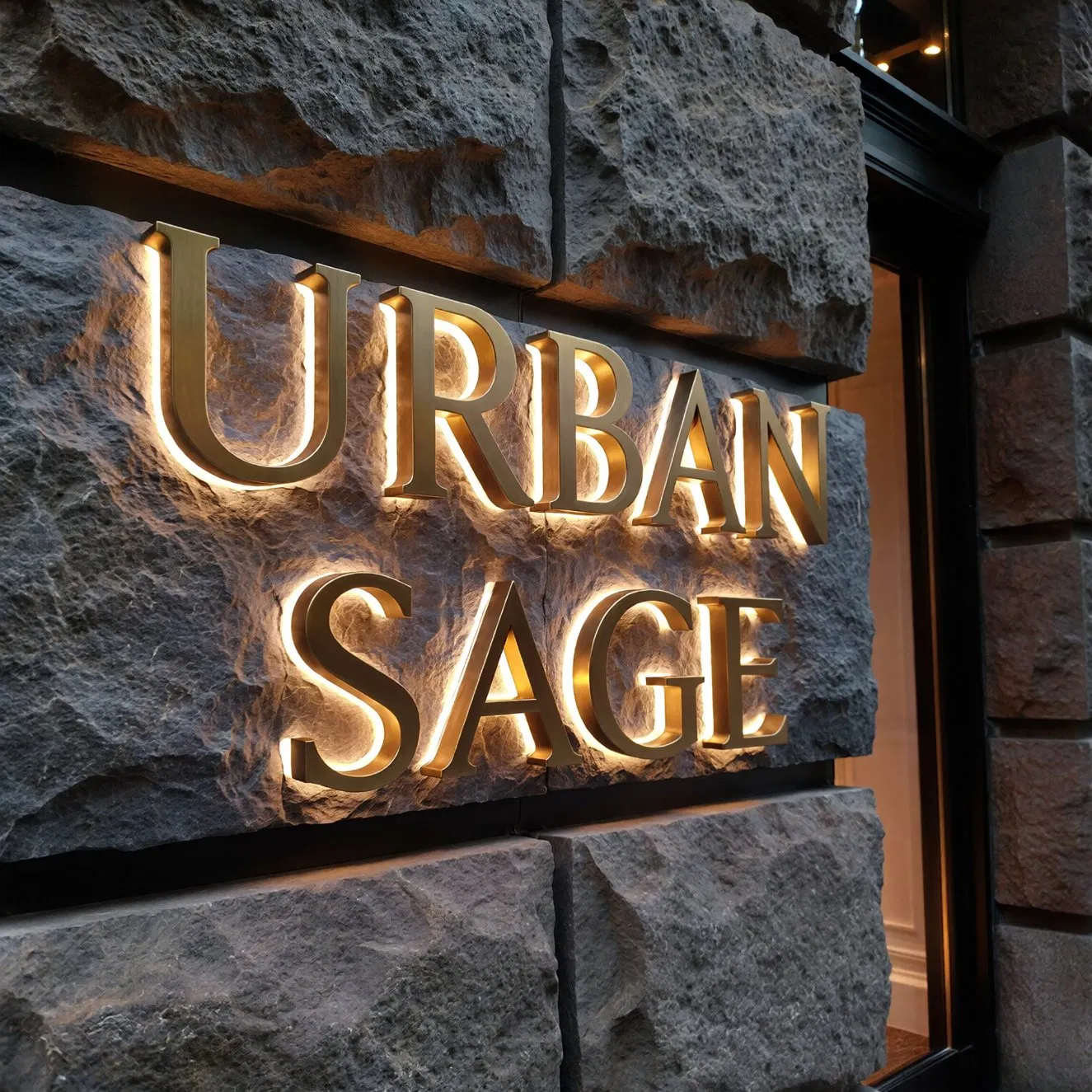 Professional Supplier Multiple Colors Available Long Battery Life Illuminated Advertising Signs for Shopping Mall Signage