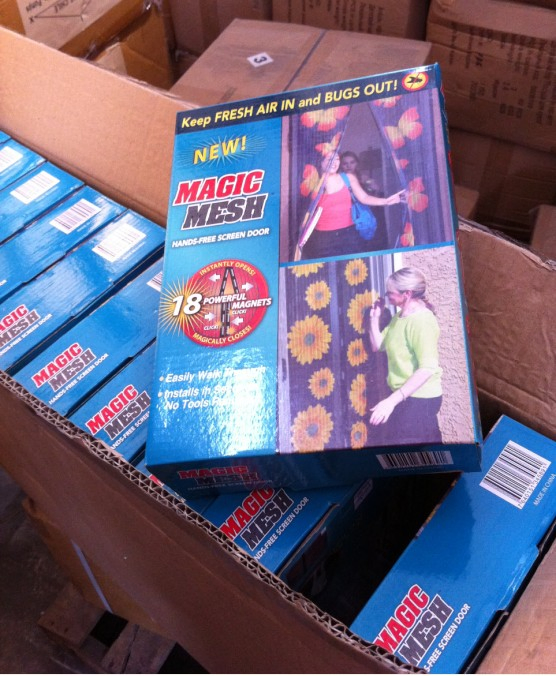 Sunflower Magic Mesh Door Curtain Magnetic Curtain