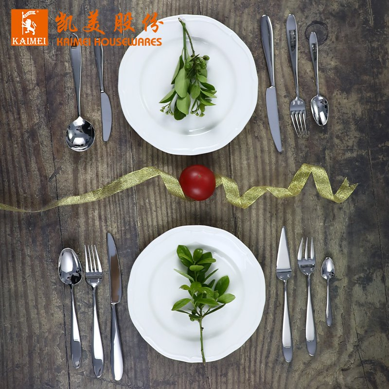 Supply Retailer Wholesale Bulk Golden Plated Stainless Steel Cutlery Set, Kitchen Fork Spoon Knife