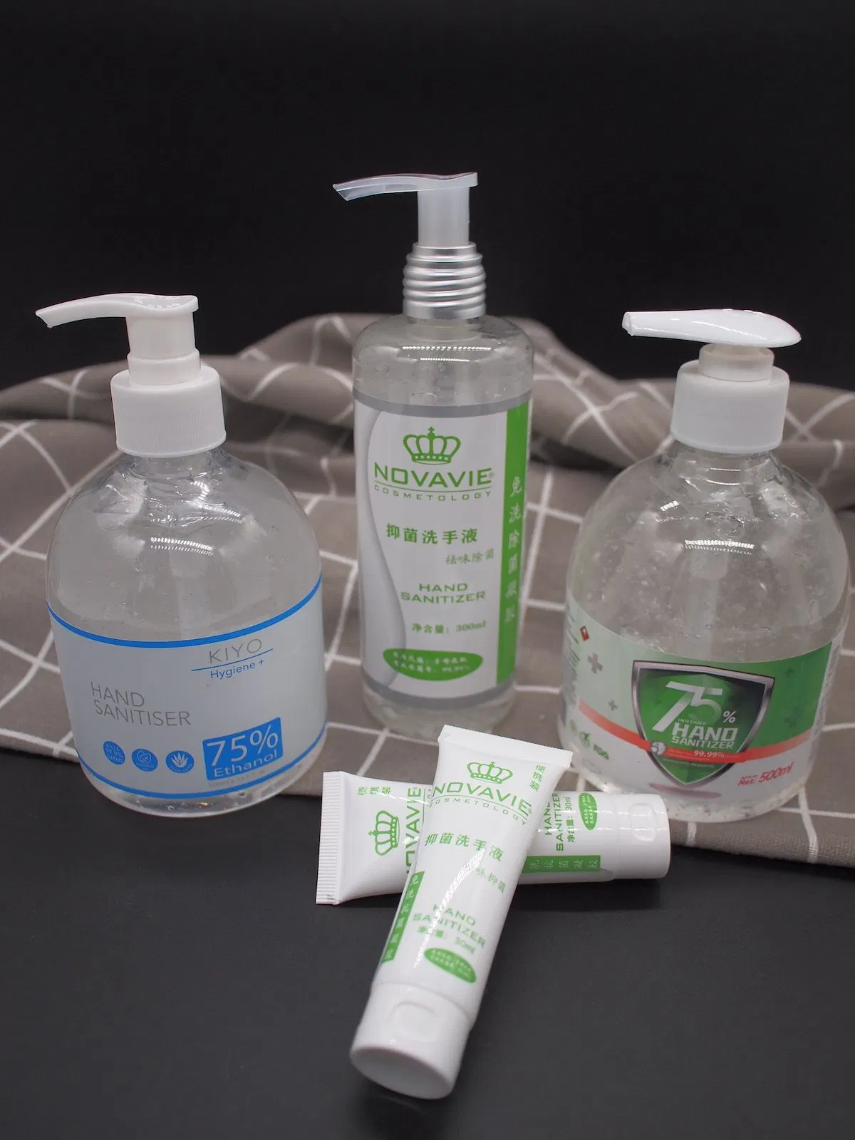 Manufacturers Custom Logo Hospital Antiseptic Antibacterial 500ml Gel Alcohol Hand Sanitizer 10