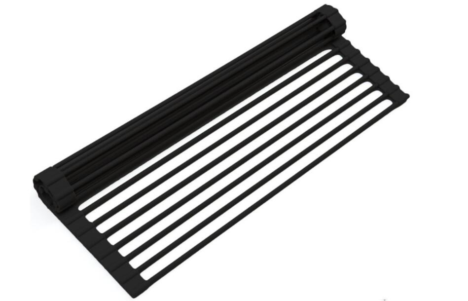 Силиконовый складной коврик-сушилка для посуды