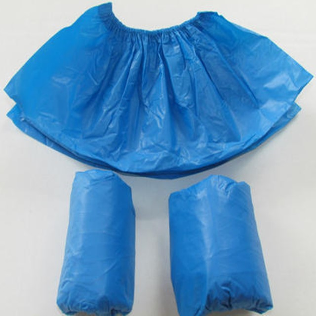 Disposable PE/CPE Shoe Cover Plastic Material Waterproof Dustproof 1.5g to 5g/Pieces