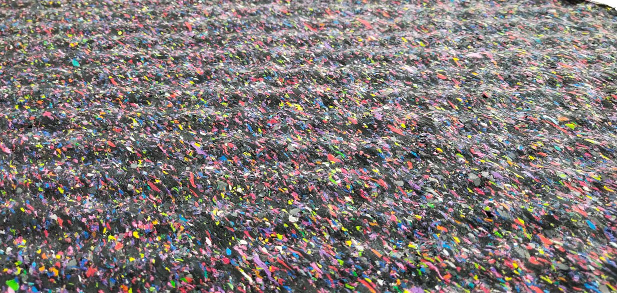 Manufacture Acoustic Underlay Rubber Foam Roll Colorful Sound Reduction Underlay Roll for Gym Application