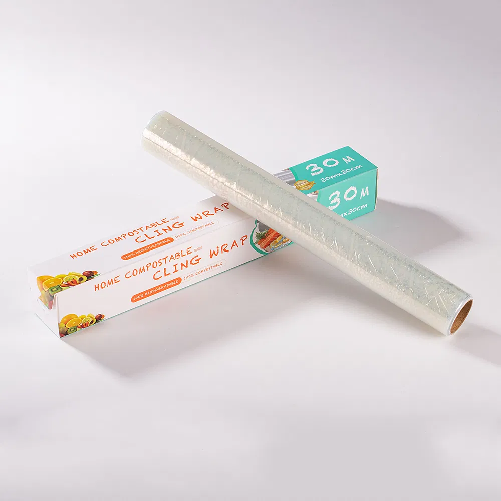 Wholesale Food Service Plastic 100% Biodegradable Food Packaging Fresh Wrap Cling Film