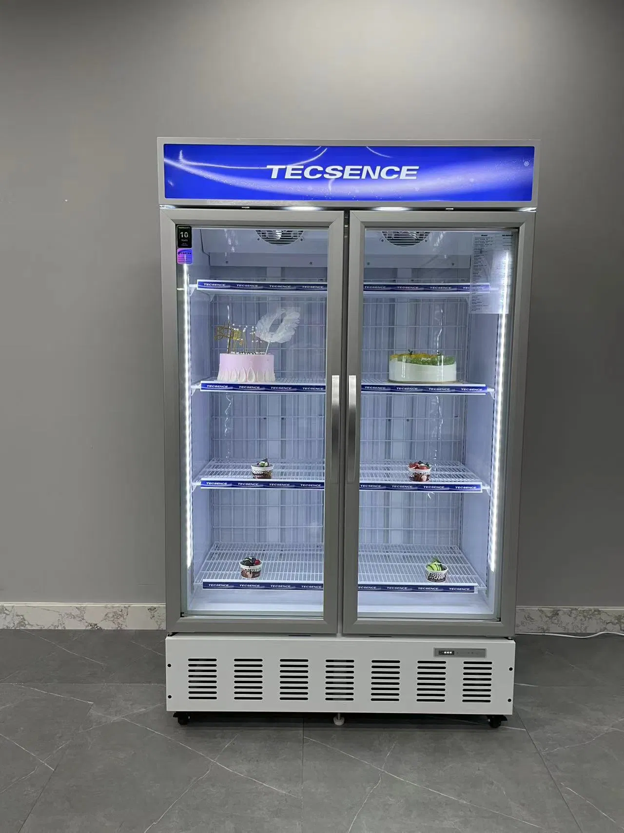 Premium Glass Door Commercial Freezer