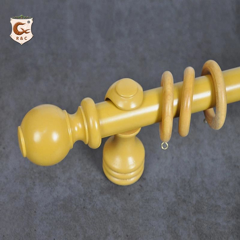 Manufacture Customize Window Wooden Curtain Rod Set