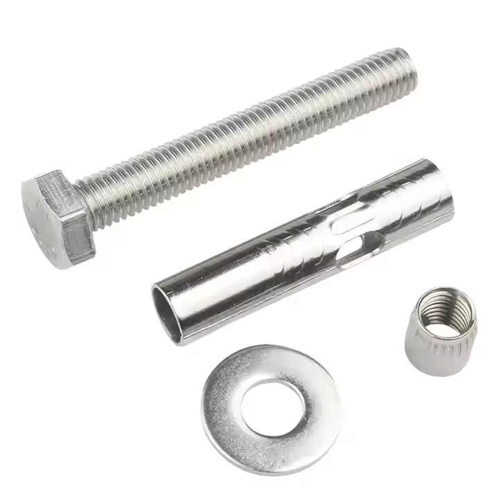 Анкерный болт клиновой из нержавеющей стали с цинковым покрытием