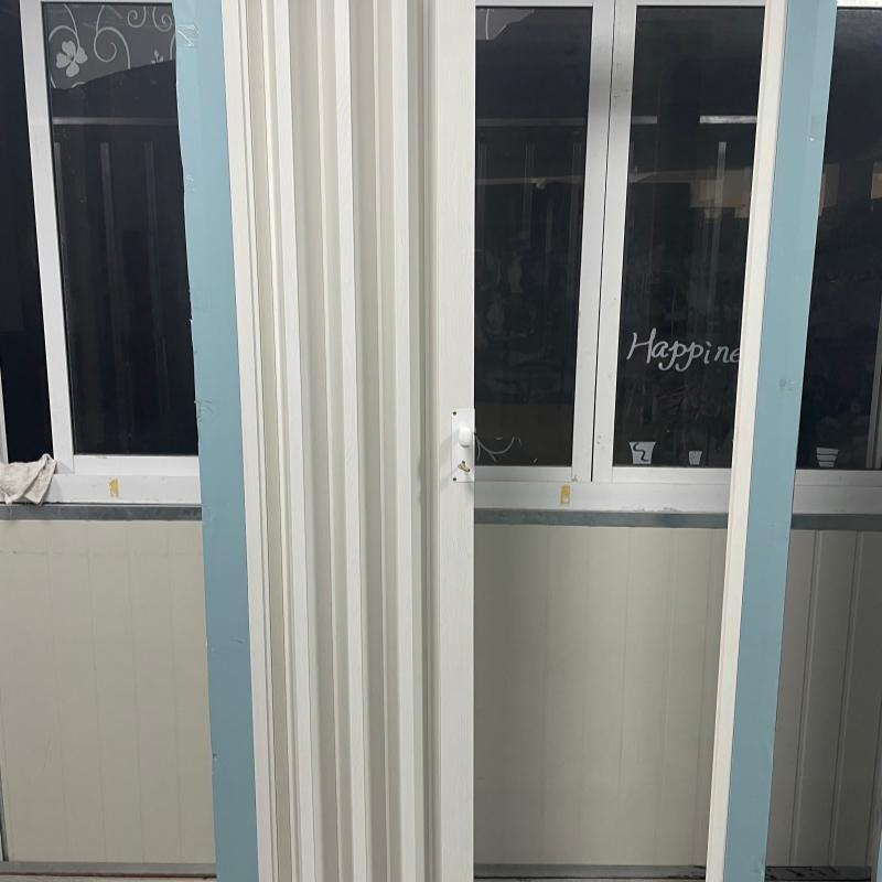 Plastic Handle PVC Folding /Sliding Door for Interior Room/ Kitchen /Washroom/ Bedroom Door