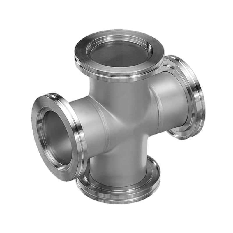 OEM Stainless Steel ISO Equal Cross Vacuum Pipe Fittings ISO-K Vacuum ISO63 ISO80 4 Way Cross