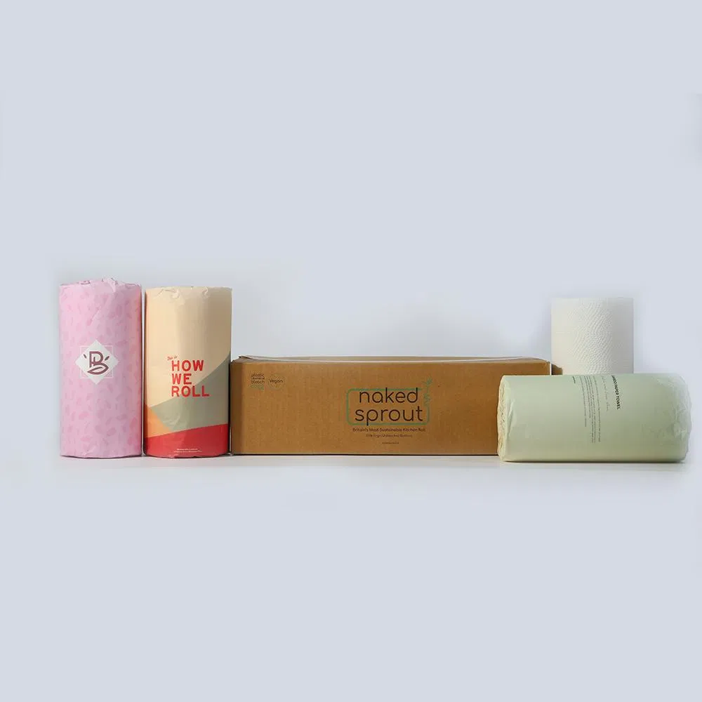 3 Ply White Kitchen Towel Roll From China