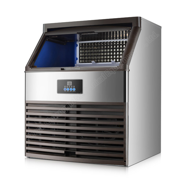 Wholesale New Design 300kg Stainless Steel Nugget Ice Maker Machine for Sale Food Processing Production Line Commercial Ice Cube Maker Machine