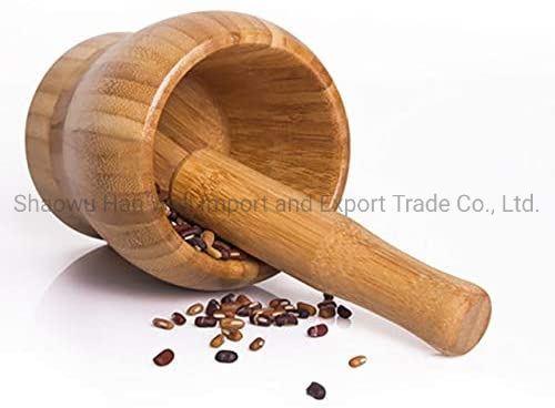 Mortar and Pestle Wooden Veggies Masher with LFGB