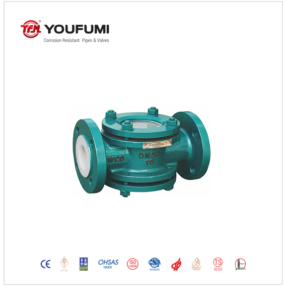 PTFE Lined Sight Glass for Petrochemical Plants