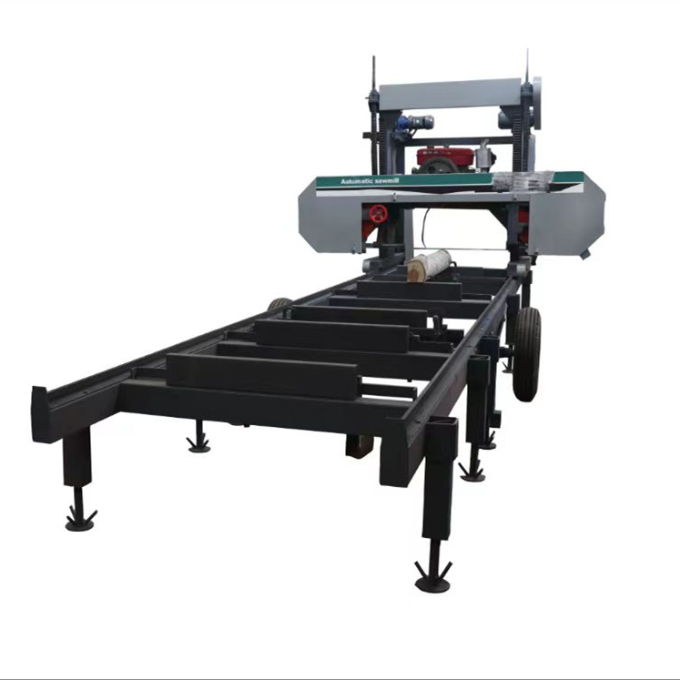 Ленточная пилорама портативная для деревообработки