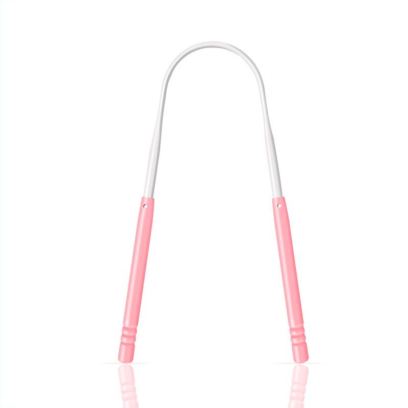 OEM Adult U-Shaped Tongue Cleaner Scraper with Comfortable Handle