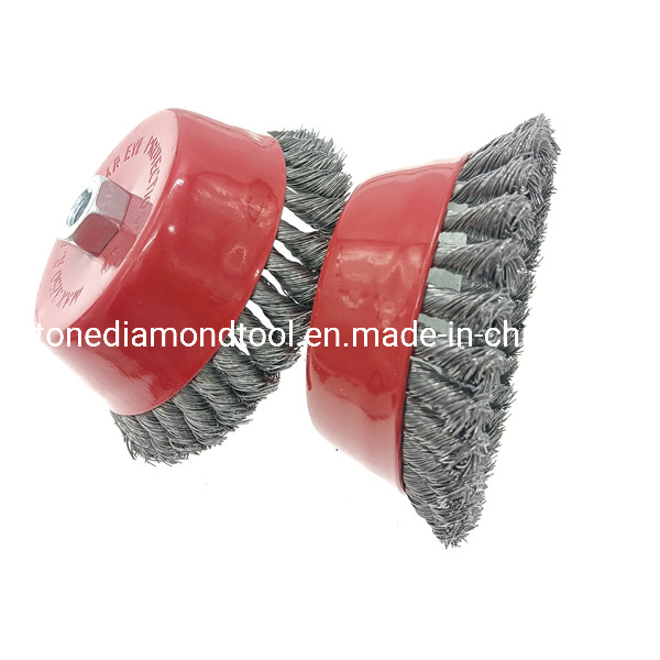 Абразивная щетка 150 мм для шлифовки камня и стекла