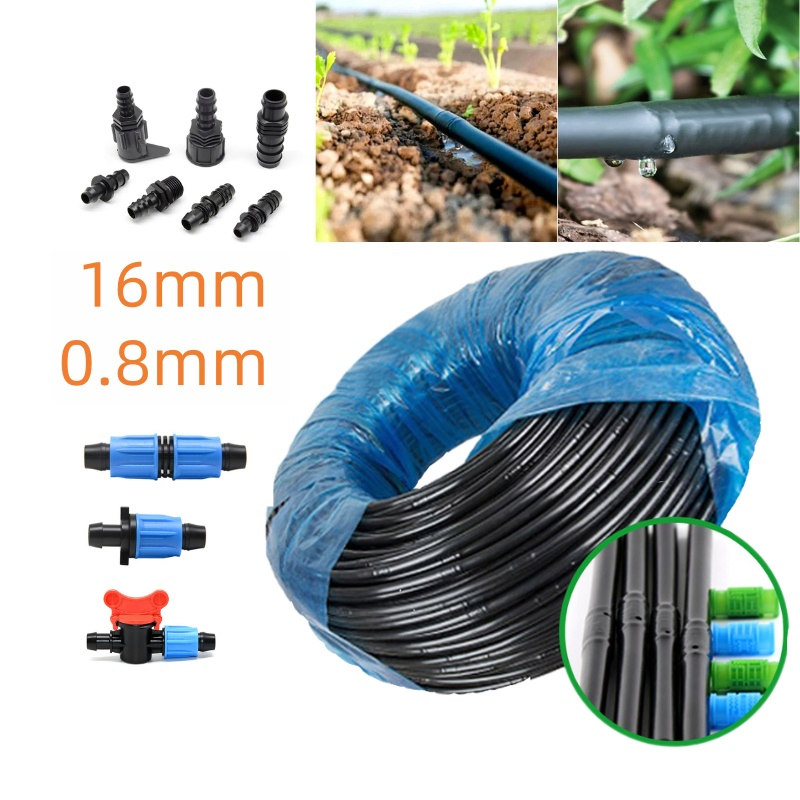 Effortless 16mm Lightweight Drip Irrigation Pipe for Gardens