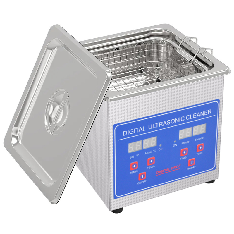 Laboratory Tabletop 1.3L Digital Ultrasonic Cleaning Machine, Home Household Jewelry Watch Dental Tooth Glasses Razor Tableware Bath Ultrasound Cleaner