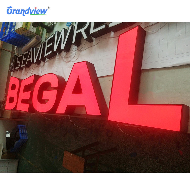 China Supplier 3D Plastic Acrylic Letter for Outdoor Use