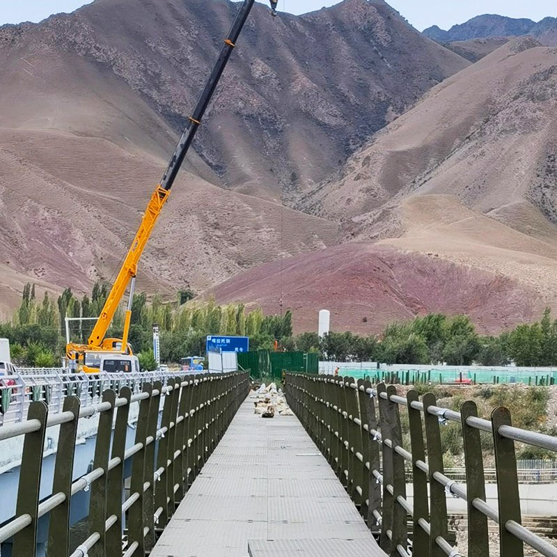 Durable Portable Steel Bailey Bridge for Quick Construction