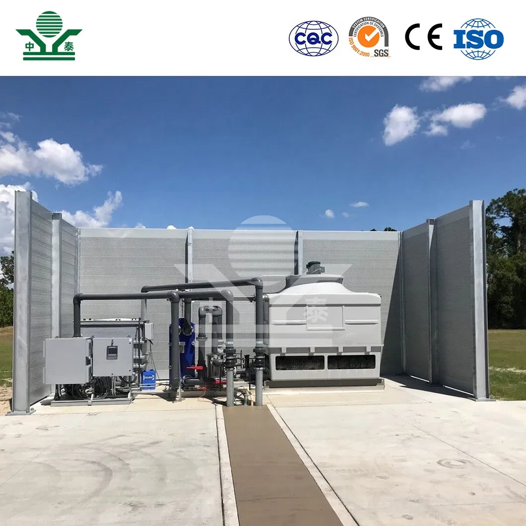 Zhongtai Noise Barrier for Generator China Factory Landscape Noise Barriers Stainless Steel Plate Material Cooling Tower Sound Barrier