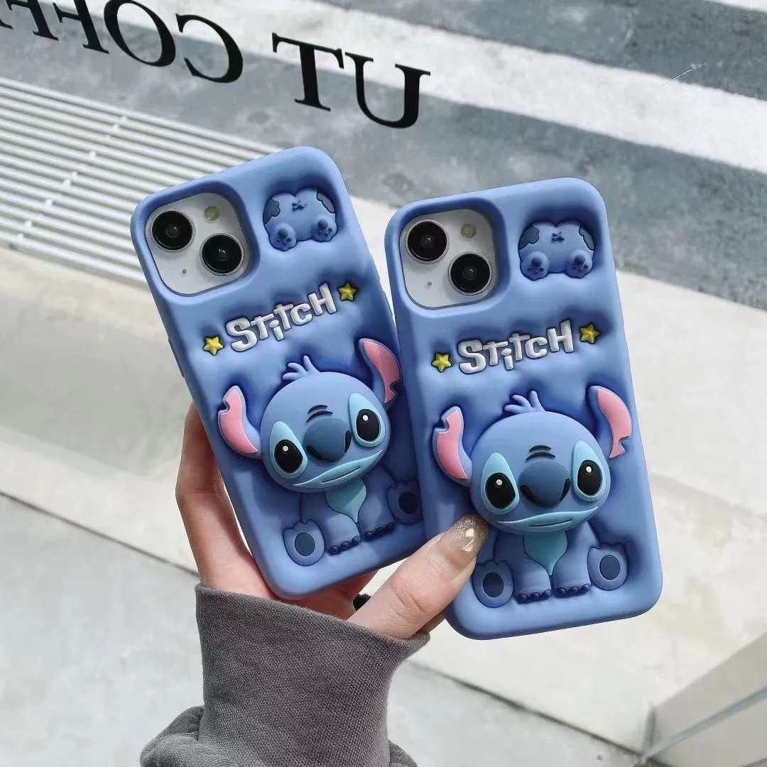 Чехол-держатель Стич для iPhone 11-13 16 PRO