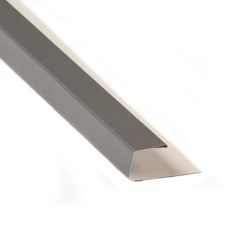 Black Aluminum J Trims with 1/2''x12' for Canada