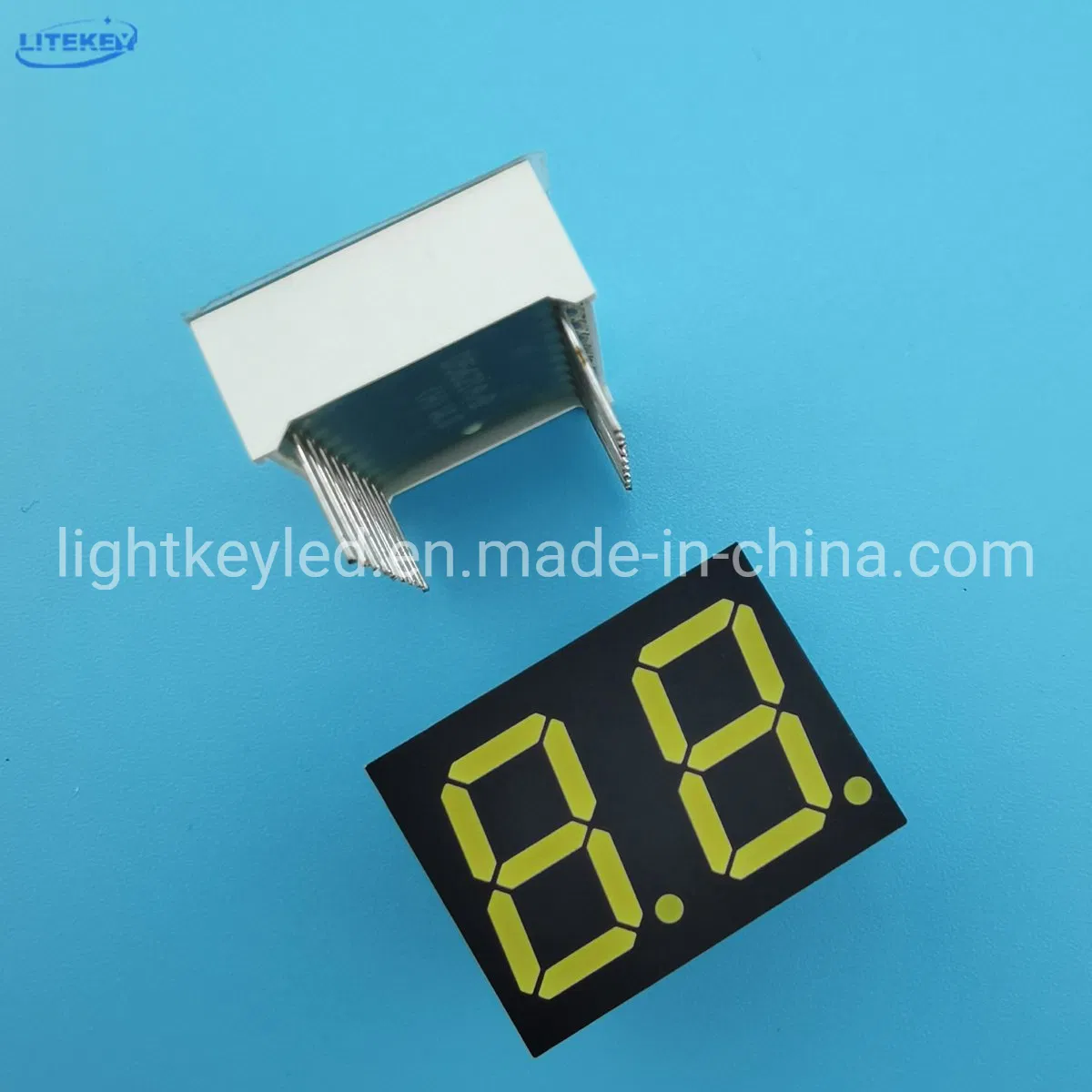 0.56 Inch Dual Digits 7 Diamond-Cut Segment LED Display with RoHS From Expert Manufacturer