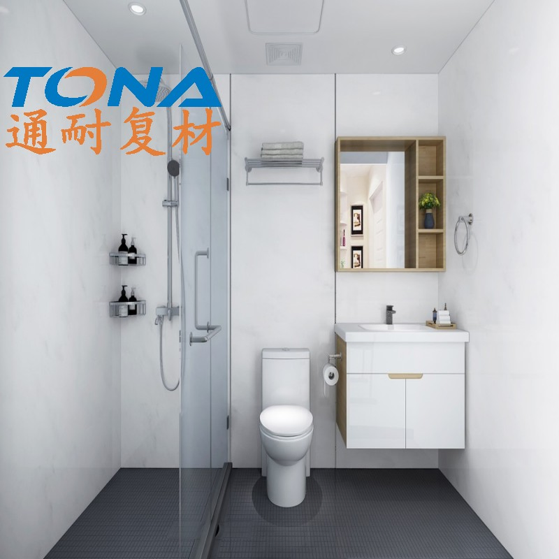 Fast Assembly Integrated SMC Complete Bathroom Design