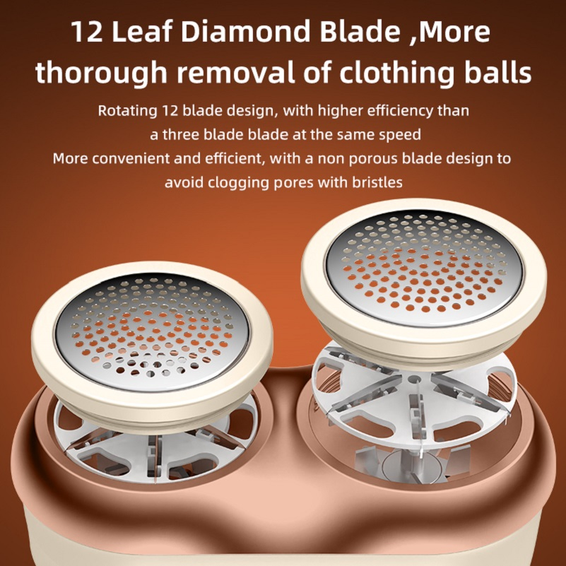 USB Rechargeable Double-Head Hairball Trimmer Clothing Hair Remover Home Sweater Ball Remover