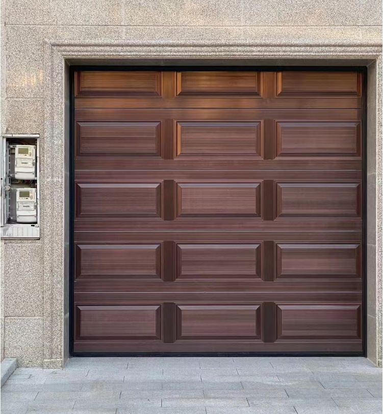 Marchwaterproof Insulation 4s Electric Flip Garage Door in Aluminum Alloy Zinc Finish Home Shop Color Garage Door