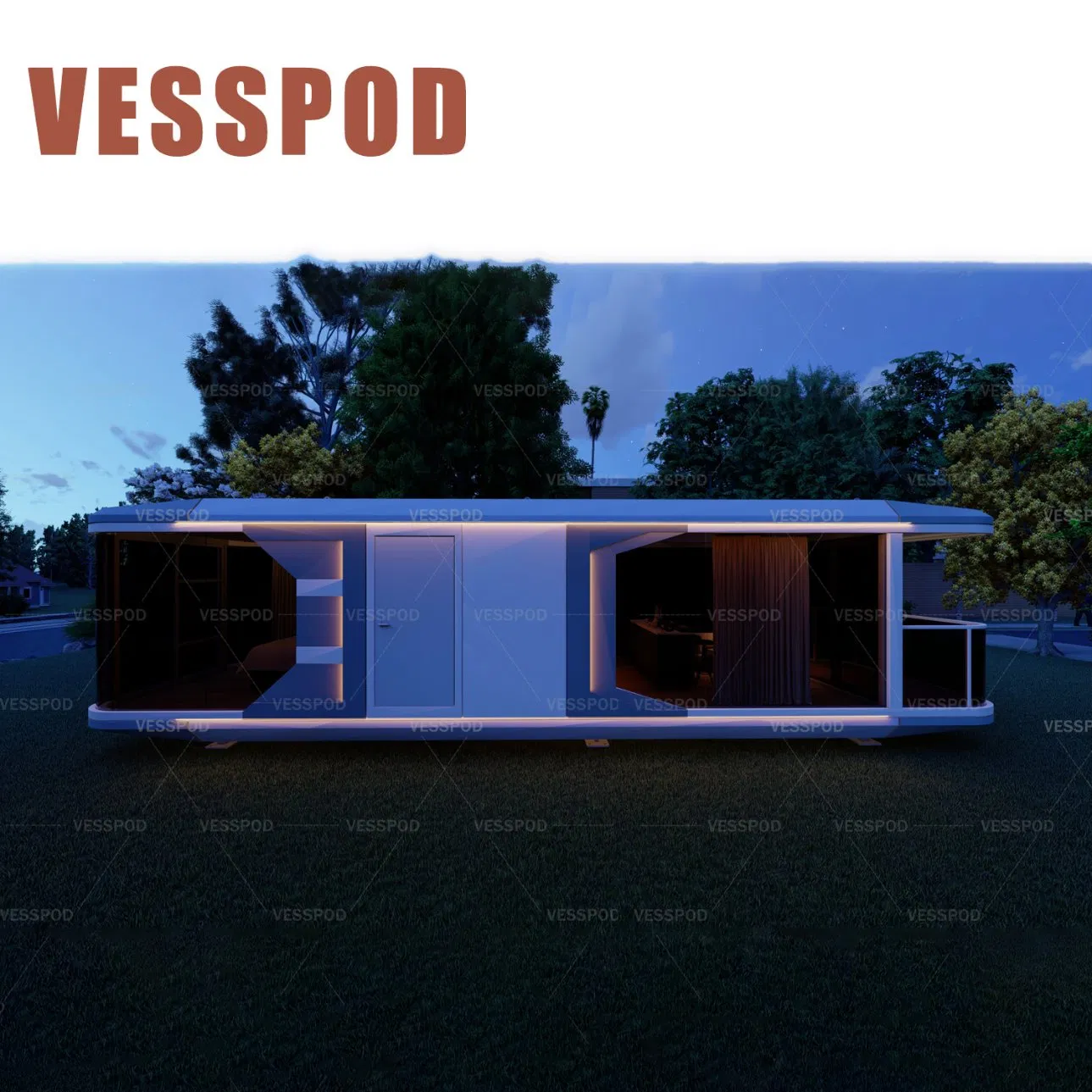 Capsule House Outdoor Modern Popular Modern Prefab Pod House Modular Units Portable Capsule Tiny House