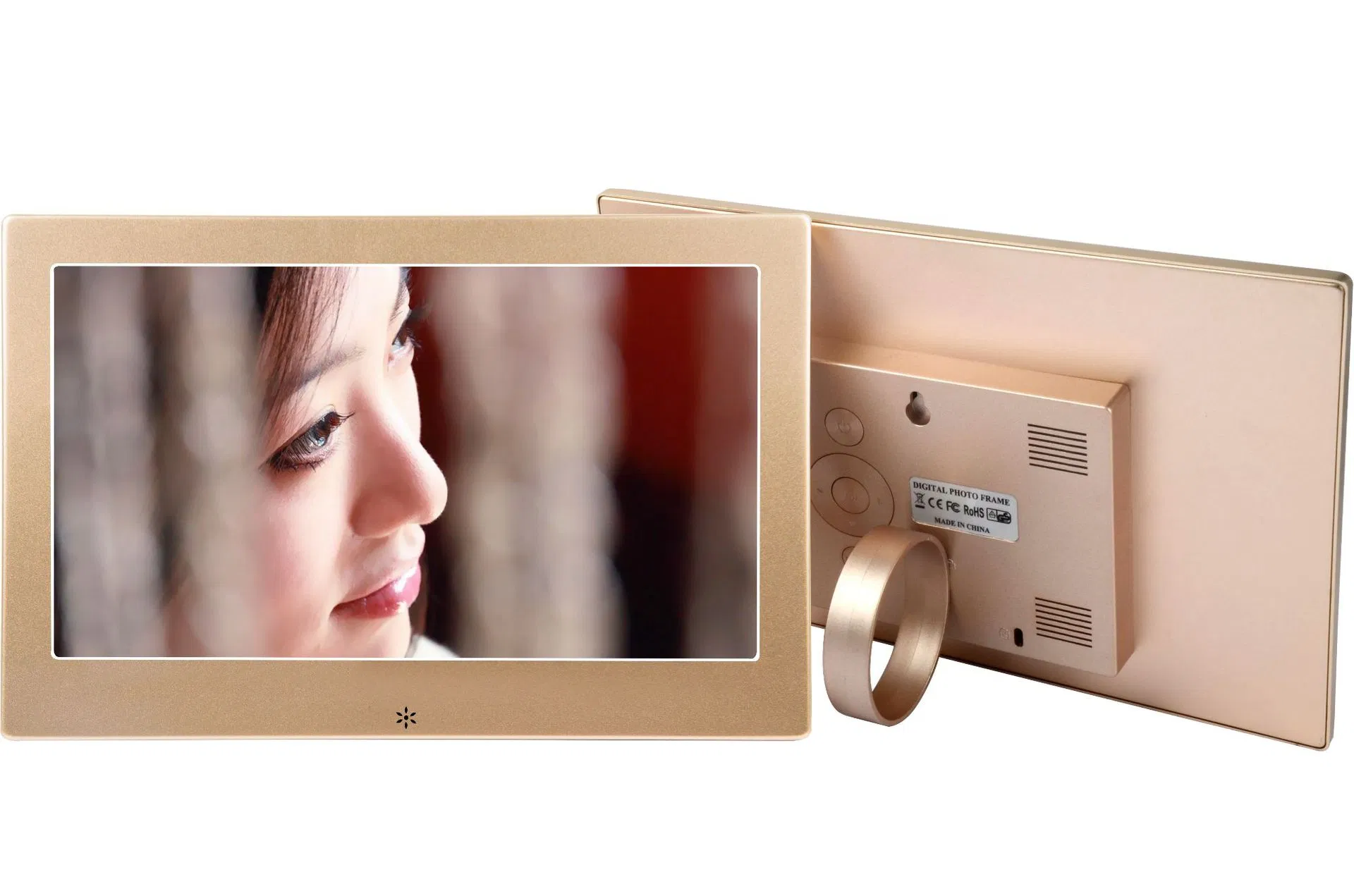 8 Inch Metal Widescreen 16: 10 IPS Screen 1280*800 Display Digital Photo Frame
