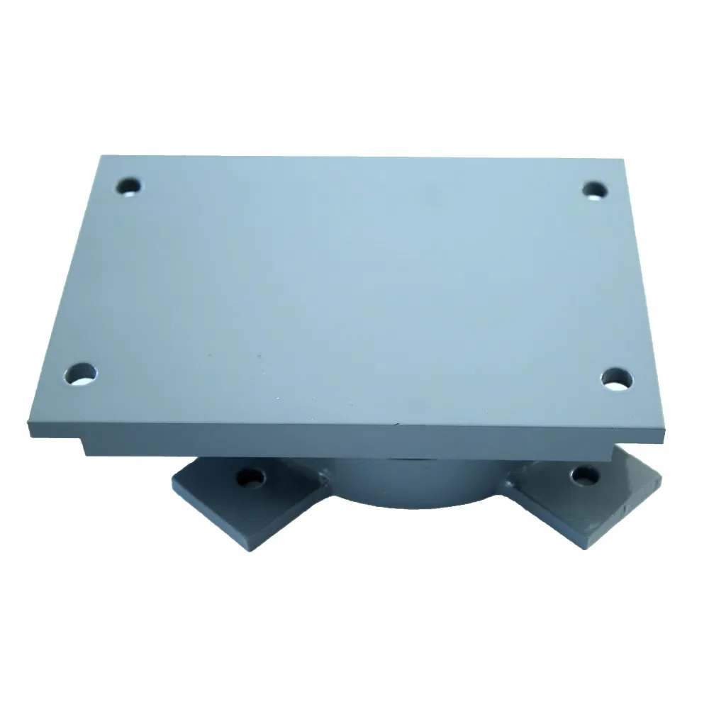 Vibration Isolating PTFE Plate Basin Bearing Pad, Spherical Rubber Bearing for Bridge
