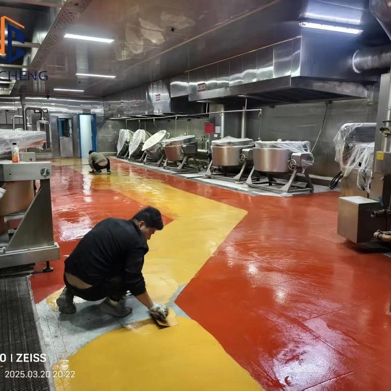 Water-Based Environmentally Four-Component High-Strength Polyurethane and Cementitious Based for Flooring in The Food Industry
