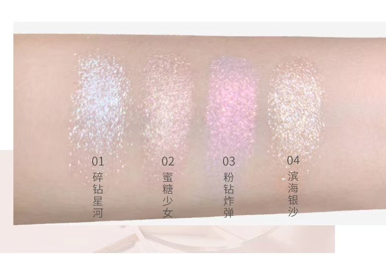 Nv322 Four Colors of Novo5347 Bow Transparent High Gloss Powder Have Stock