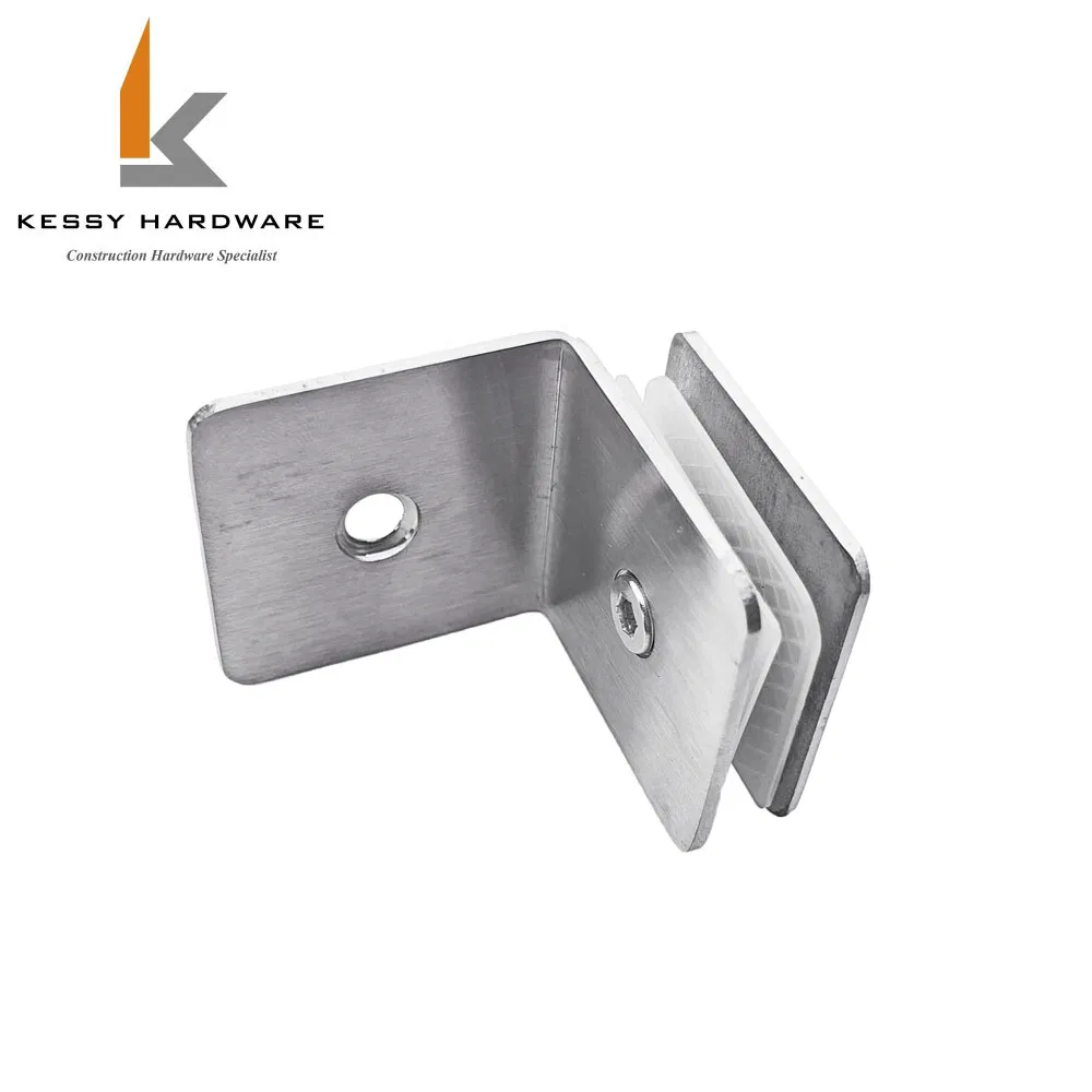 Wholesale Door Hardware Shower Fitting Glass Door Clip Corner Bathroom Clamp Bracket