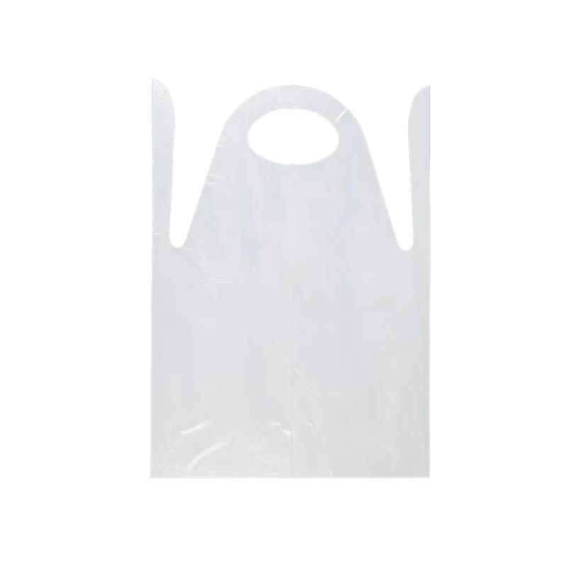 PE Plastic Disposable Aprons Accept Custom Order Disposable Bibs for Adult