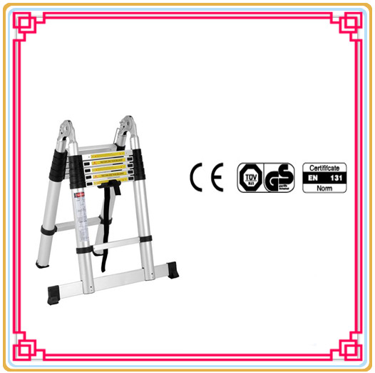 Compact 13 Step High Quality 3.8m Length Single Straight Aluminum Telescopic Ladders
