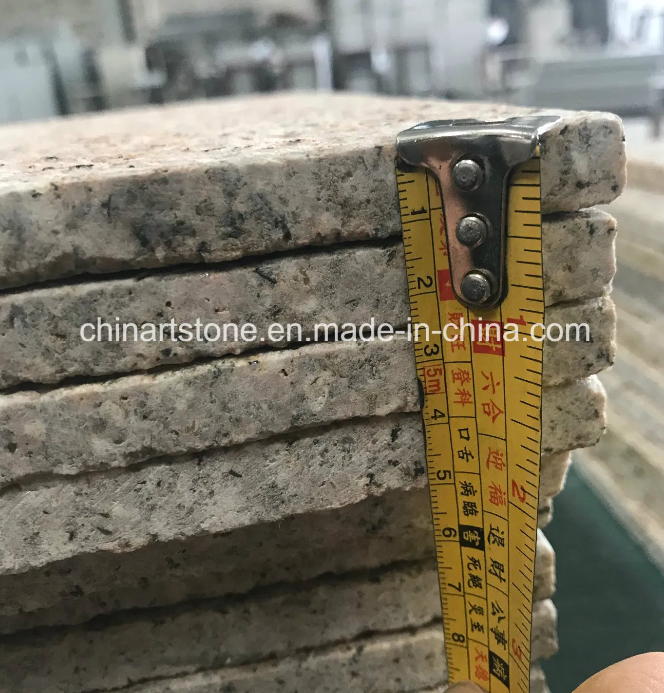 China Maple Red Granite Polished and Flamed Tiles for Floor Projects