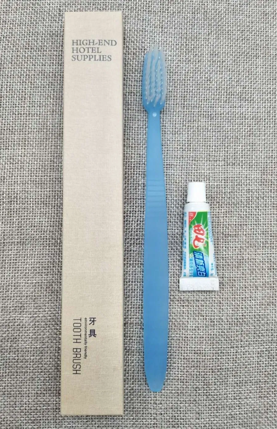 Hotel Amenities in White Paper Box Wrapper