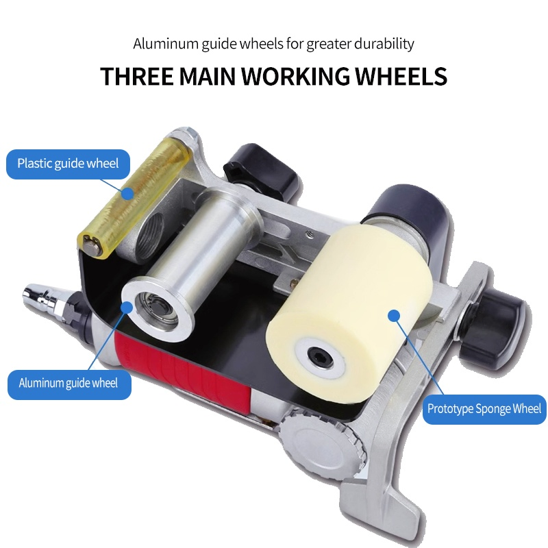 Пневматическая ленточная шлифмашина Rivfast SD739