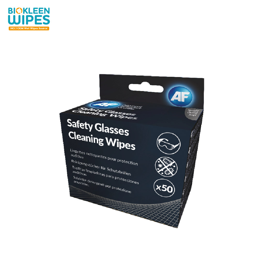 Biokleen 200 Pack Single Pack OEM Lens Wipes Cleaning Cloth Lens Wet Wipes Lens Screen Cleaning Wipes