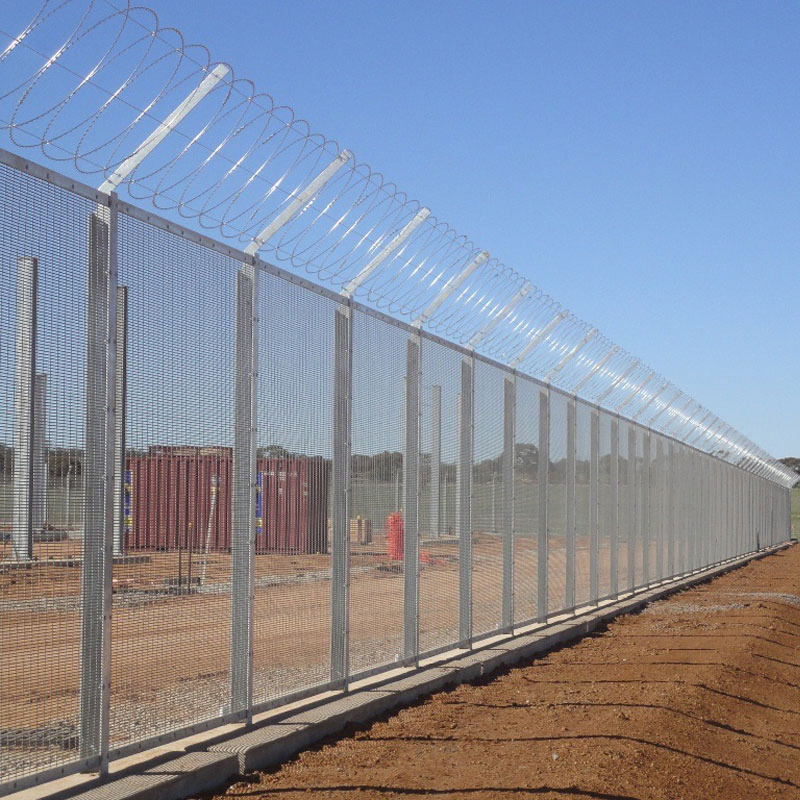 High Quality Black Color 358 Anti-Climb Security Mesh Fencing for Australian