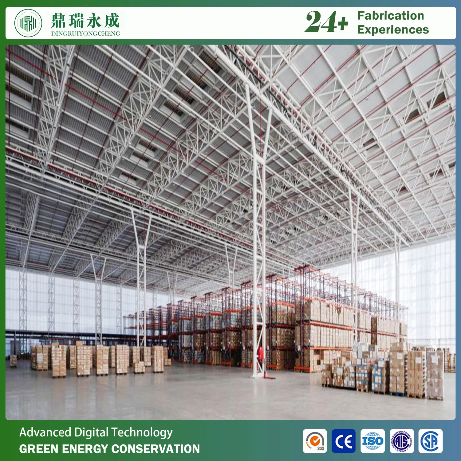 Customized Long Span Light Steel Frame Structure Warehouse