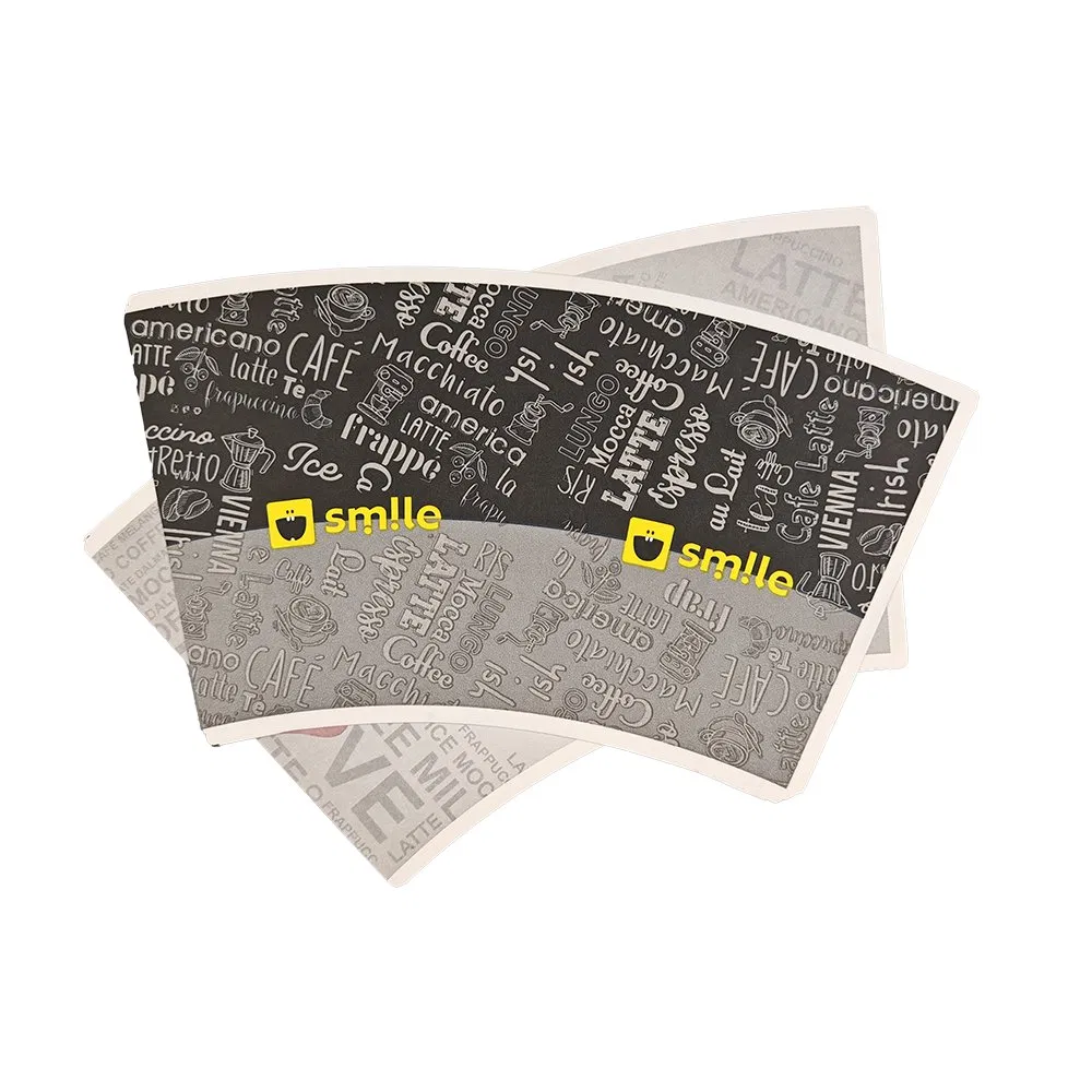 Biodegradable Eco-Friendly PE Coated Paper Cup Fan for Paper Cup